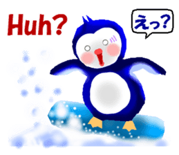 Winter Snowboard Penguin sticker #8571135