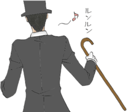 English gentleman style2 sticker #8571196