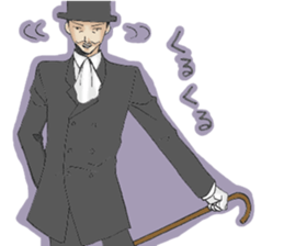 English gentleman style2 sticker #8571204