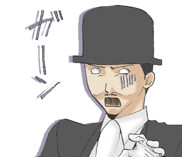 English gentleman style2 sticker #8571209