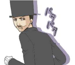 English gentleman style2 sticker #8571214