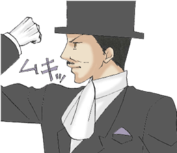 English gentleman style2 sticker #8571218