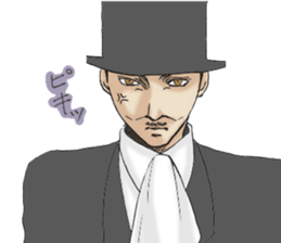 English gentleman style2 sticker #8571219