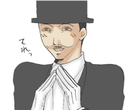 English gentleman style2 sticker #8571232