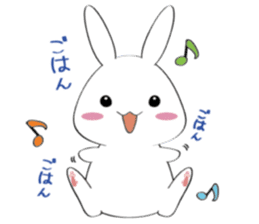 yummy yummy bunny sticker #8571277