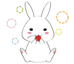 yummy yummy bunny sticker #8571278
