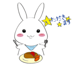 yummy yummy bunny sticker #8571289