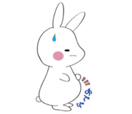yummy yummy bunny sticker #8571292