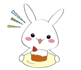 yummy yummy bunny sticker #8571295