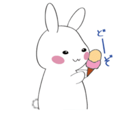 yummy yummy bunny sticker #8571308