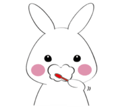 yummy yummy bunny sticker #8571310