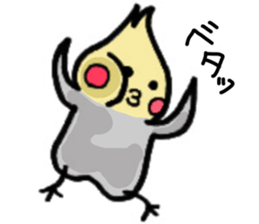 The cockatiel named Konastu sticker #8571395
