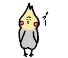 The cockatiel named Konastu sticker #8571397