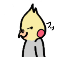 The cockatiel named Konastu sticker #8571418