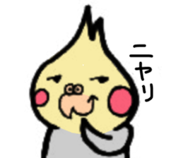 The cockatiel named Konastu sticker #8571422