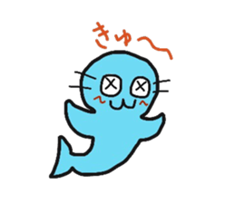a seal new year sticker sticker #8571584