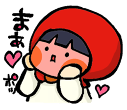 Stickers of a little red riding hood sticker #8571757
