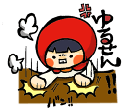 Stickers of a little red riding hood sticker #8571772