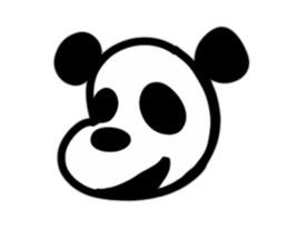 Very pretty panda sticker #8572154