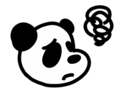 Very pretty panda sticker #8572155