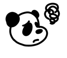 Very pretty panda sticker #8572155