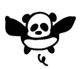 Very pretty panda sticker #8572169