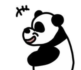 Very pretty panda sticker #8572170