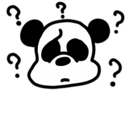 Very pretty panda sticker #8572172