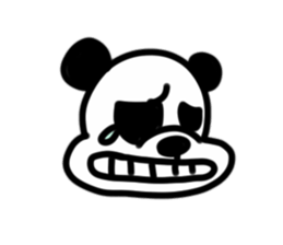 Very pretty panda sticker #8572175