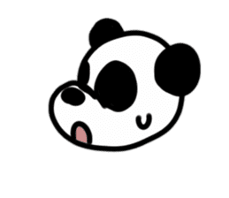 Very pretty panda sticker #8572178