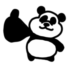 Very pretty panda sticker #8572179