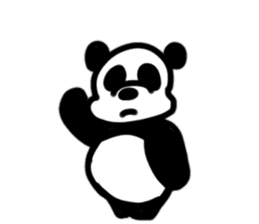Very pretty panda sticker #8572185