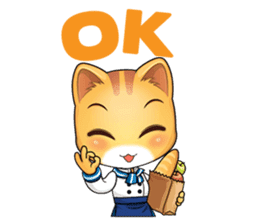 Happy Happy Bread Cute Expressions sticker #8572567