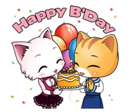 Happy Happy Bread Cute Expressions sticker #8572569