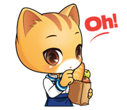 Happy Happy Bread Cute Expressions sticker #8572575