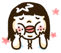 Funny Girl-ban zi sticker #8572644