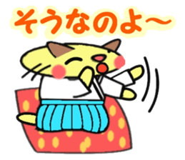 Samurai cat and Rabbit us sticker #8572762