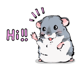 Lovely hamster SHISHAMO! sticker #8572994