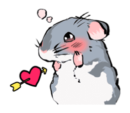 Lovely hamster SHISHAMO! sticker #8573010