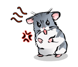 Lovely hamster SHISHAMO! sticker #8573024