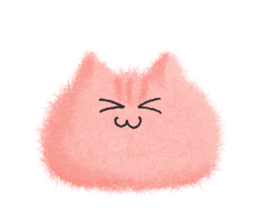 Fluffy balls (5) The plump cats sticker #8573154