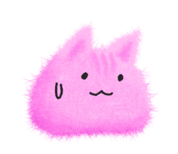 Fluffy balls (5) The plump cats sticker #8573155