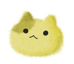 Fluffy balls (5) The plump cats sticker #8573160