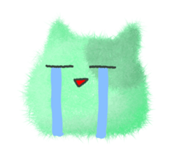 Fluffy balls (5) The plump cats sticker #8573162