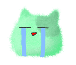 Fluffy balls (5) The plump cats sticker #8573162