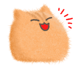 Fluffy balls (5) The plump cats sticker #8573166