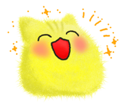 Fluffy balls (5) The plump cats sticker #8573167