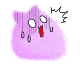 Fluffy balls (5) The plump cats sticker #8573170