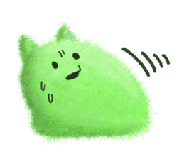 Fluffy balls (5) The plump cats sticker #8573171