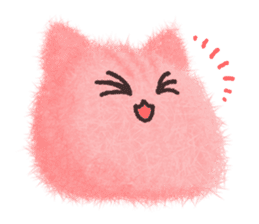 Fluffy balls (5) The plump cats sticker #8573174
